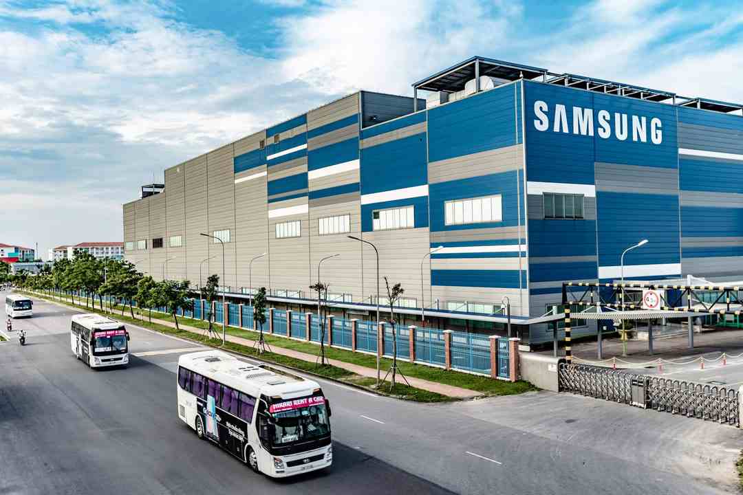 Công ty Samsung đến từ Hàn Quốc có chi nhánh tại Việt Nam 