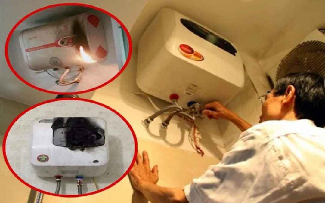 Cần làm gì khi máy nước nóng bị rò điện