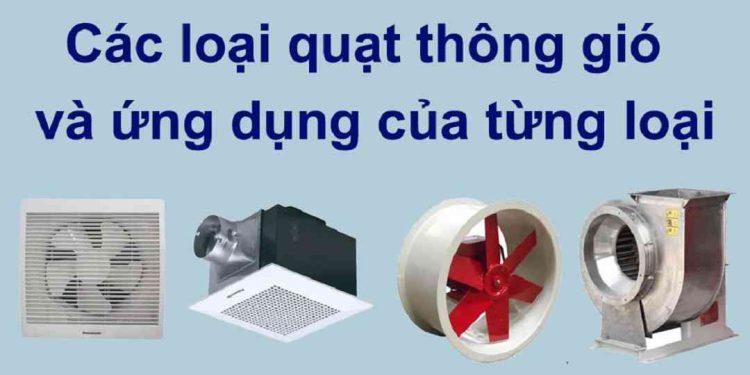Các loại quạt hút thông gió phù hợp với không gian sống của bạn