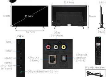 Các đặc điểm của Kích Thước Tivi 55 Inch