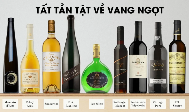 Giá vang ngọt phụ thuộc vào xuất xứ